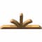 Ekena Millwork Richland Rough Sawn Timber Gable Bracket, Western Red Cedar, 84"W x 38"H x 6"D x 6"F, 11/12 Pitch GBW084X38X0606RIC00RWR - alternate 5